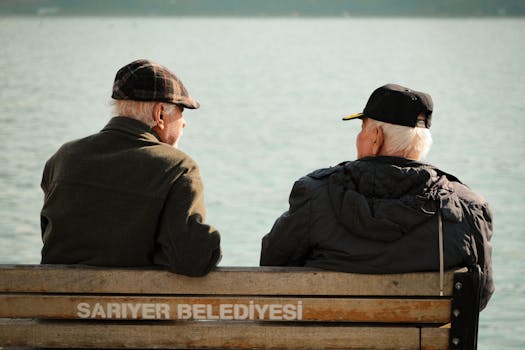 two friends talking in a park