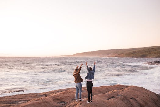 two friends enjoying quality time together