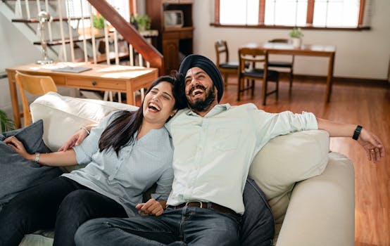 couple having a deep conversation