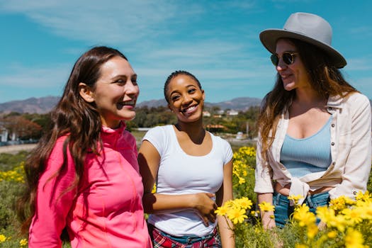 friends enjoying a hike