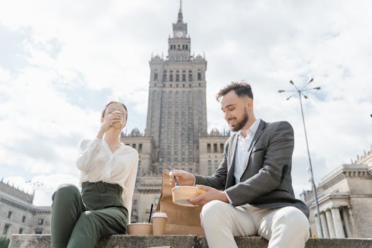 friends having coffee together