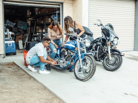 group of friends at a workshop