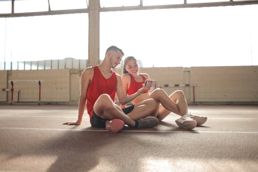 people using smartphones together