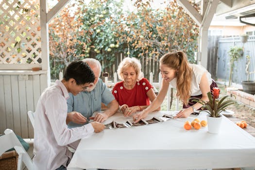 family enjoying time together