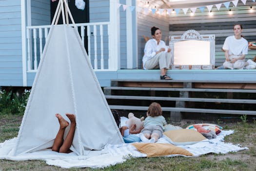 family engaging in a storytelling circle