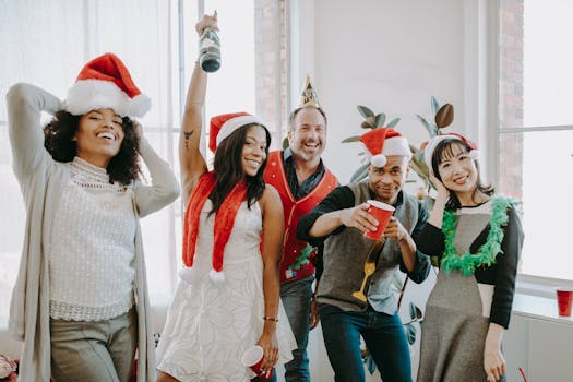 Friends enjoying a fun gathering