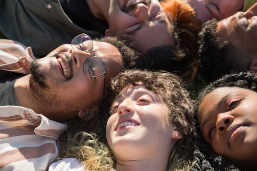 group of friends enjoying a day out